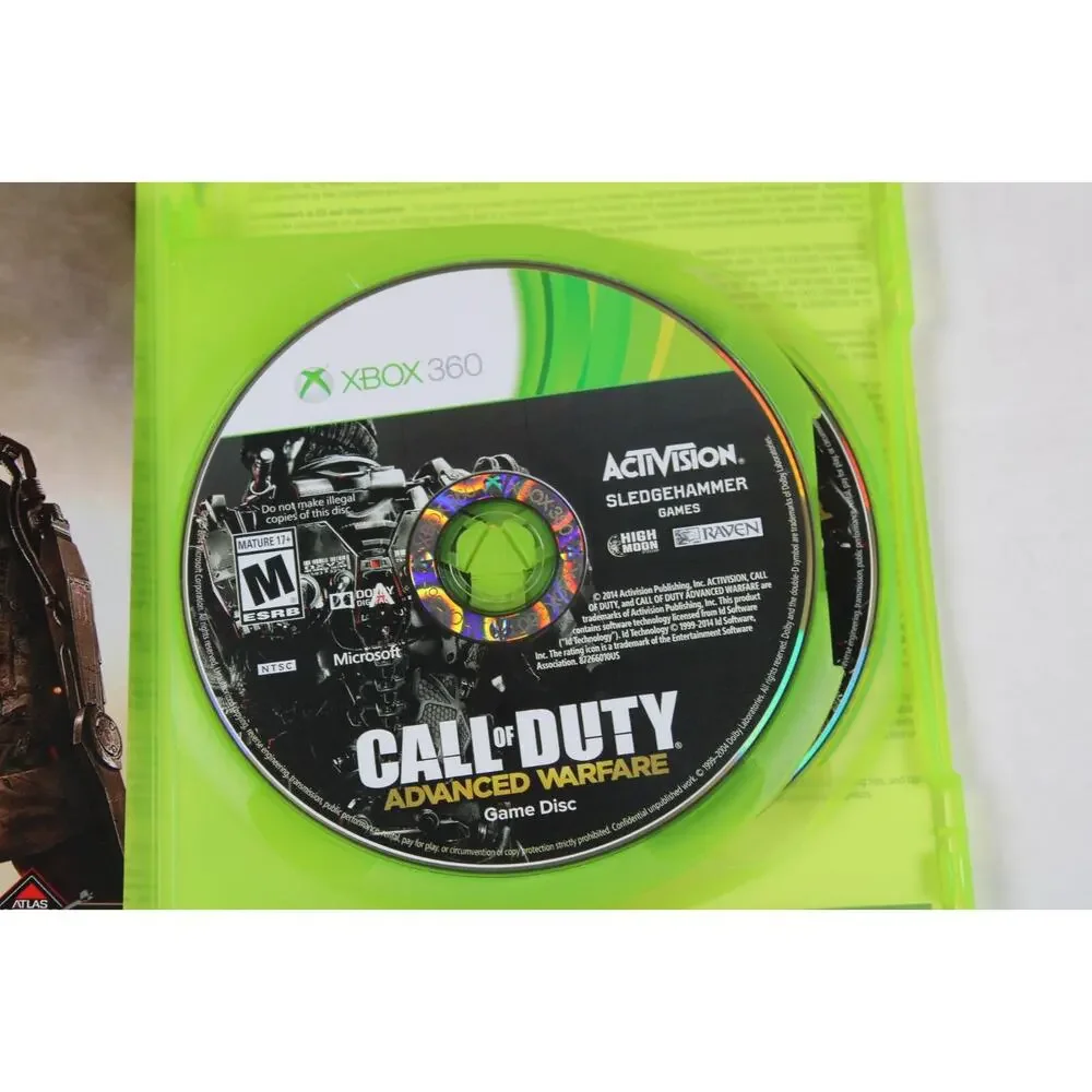 Call Of Duty Advanced Warfare Gold Ed. (2 Discs) Xbox 360 Game Complete